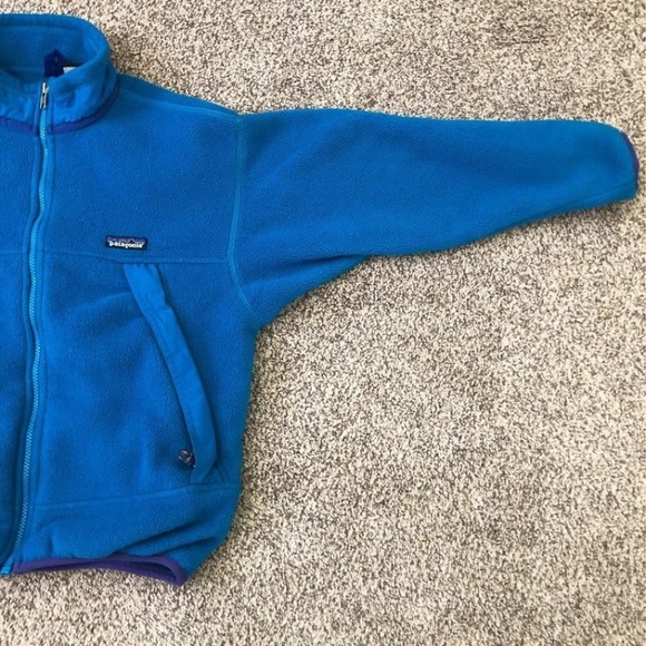 Blue unisex Patagonia zip up jacket - Picture 4 of 5